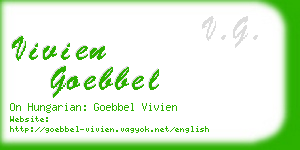 vivien goebbel business card
